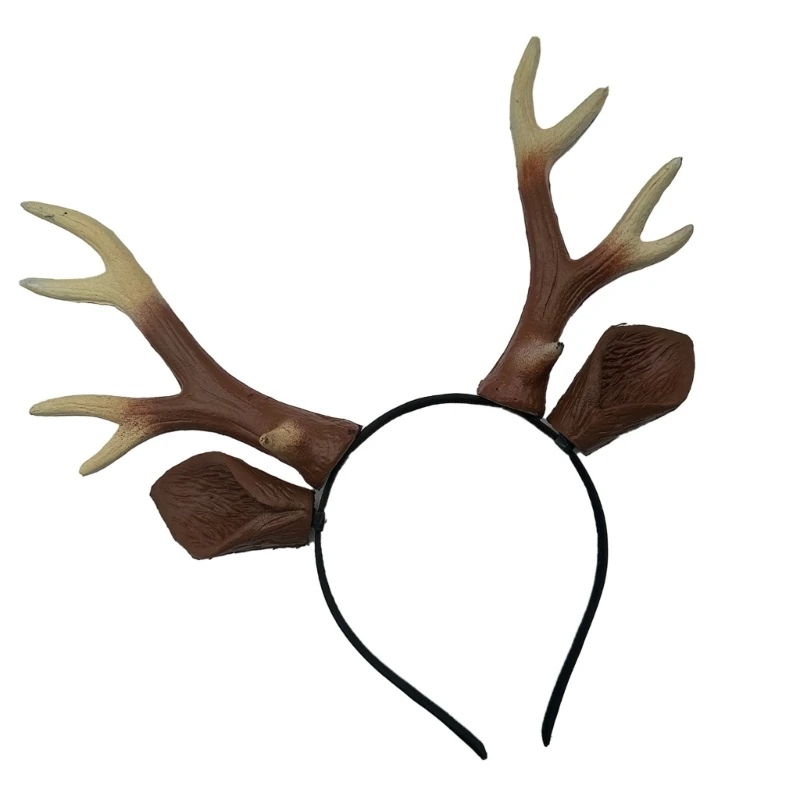 

Halloween Deer Costume,Animal Deer Ears Headband Reindeer Antlers Headband