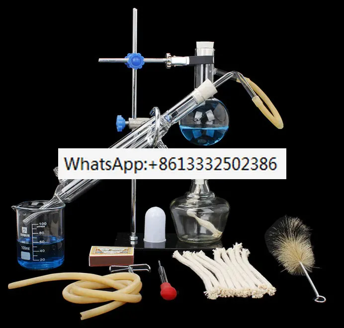 

Home DIY Small Distillation Device Kit Chemical Experiment Equipment For Oil extracting And Flower Water production