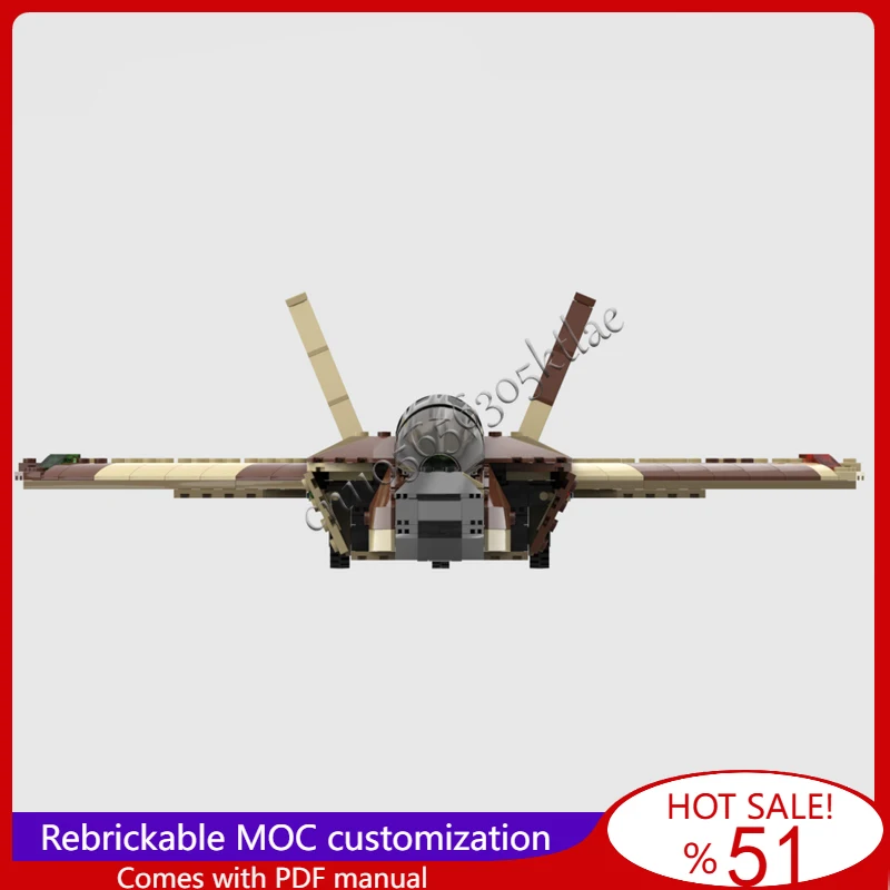 New 644 PCS MOC Camouflage Jet Fighter Model Modular Building Blocks Technology Assembly For Children Toy Surprise Festival Gift
