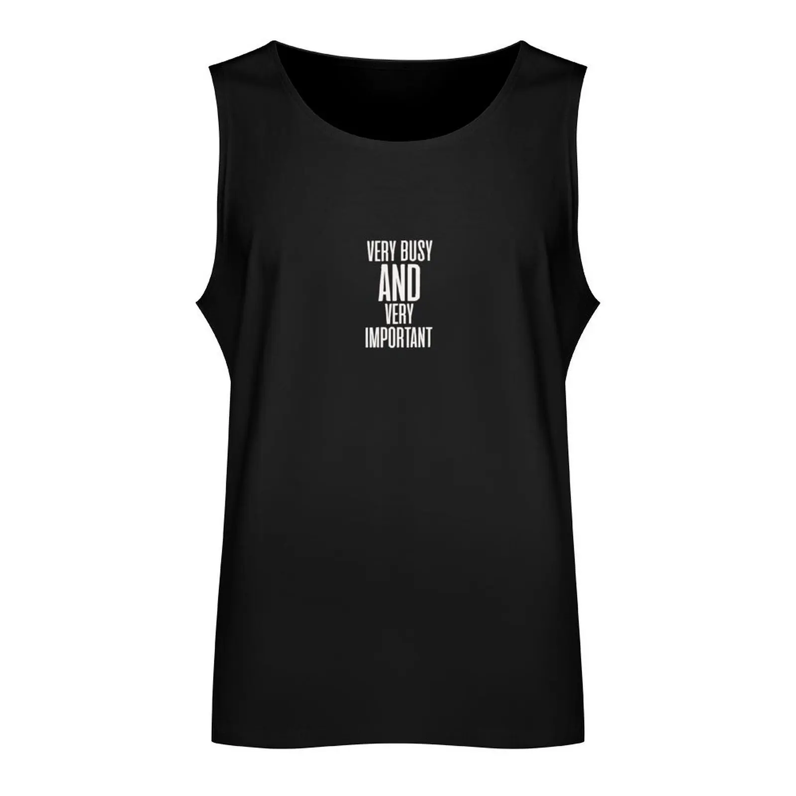 Very Busy and Very Important Tank Top bodybuilding men vest for men mens clothing