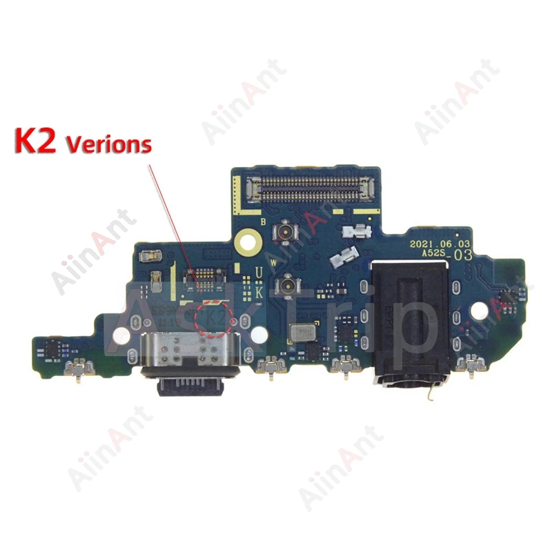 Dock USB Charger Fast Charging Port Connector Board Flex Cable For Samsung Galaxy A50 A50S A51 A52 A52s A53 A54 A55 4G 5G