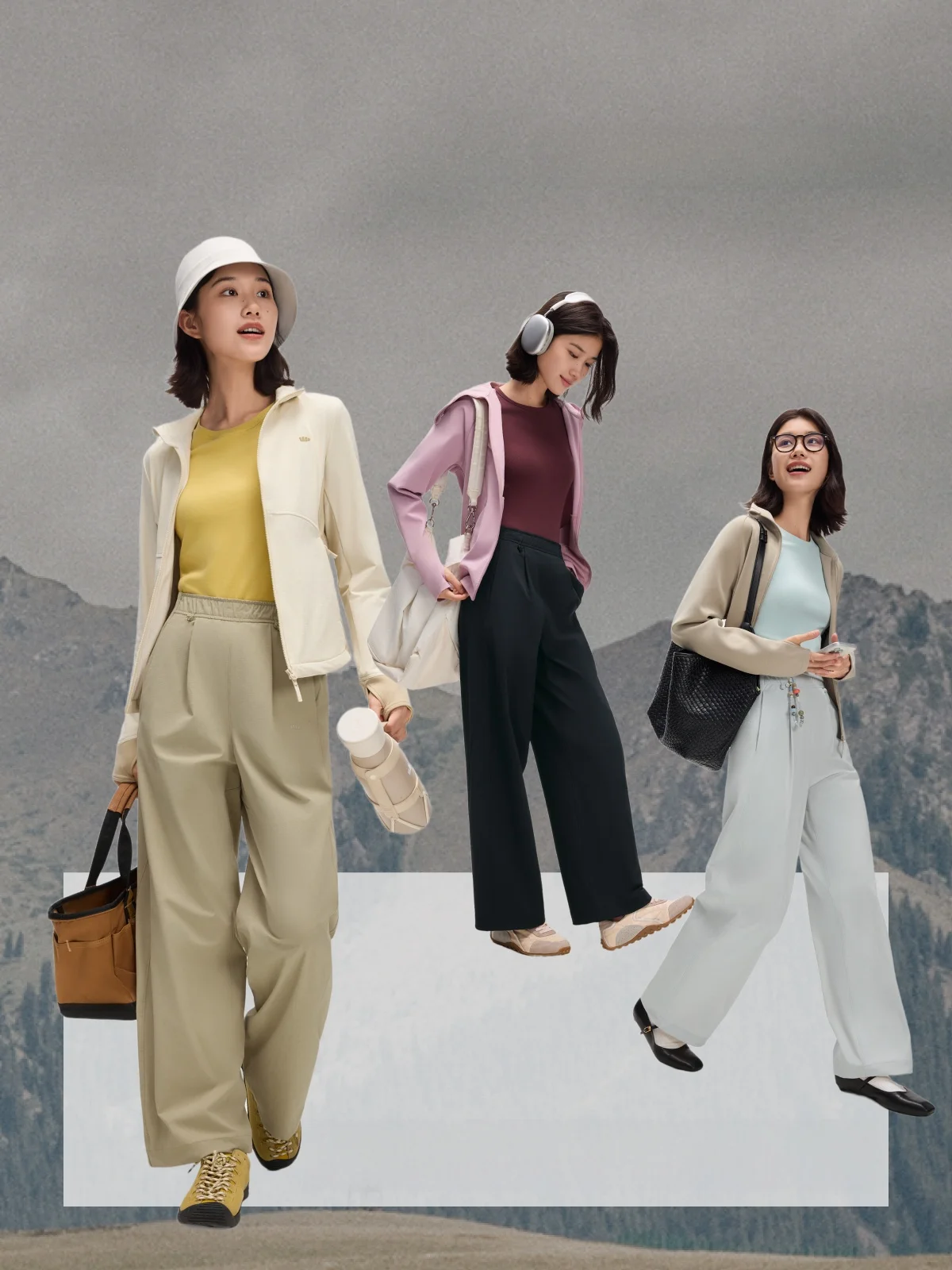 

Banana Le Women's Straight Leg Pants Autumn New Sle Warm Trousers Woven Workwear Fce Casual Outdoor Waterproof Hiking ...