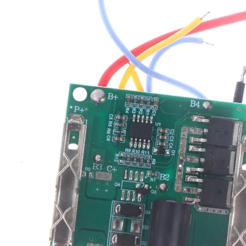 Papan Sirkuit Perlindungan Paket Baterai Lithium Li-Ion 5S 21V Papan Perlindungan Pengisian Baterai Modul BMS