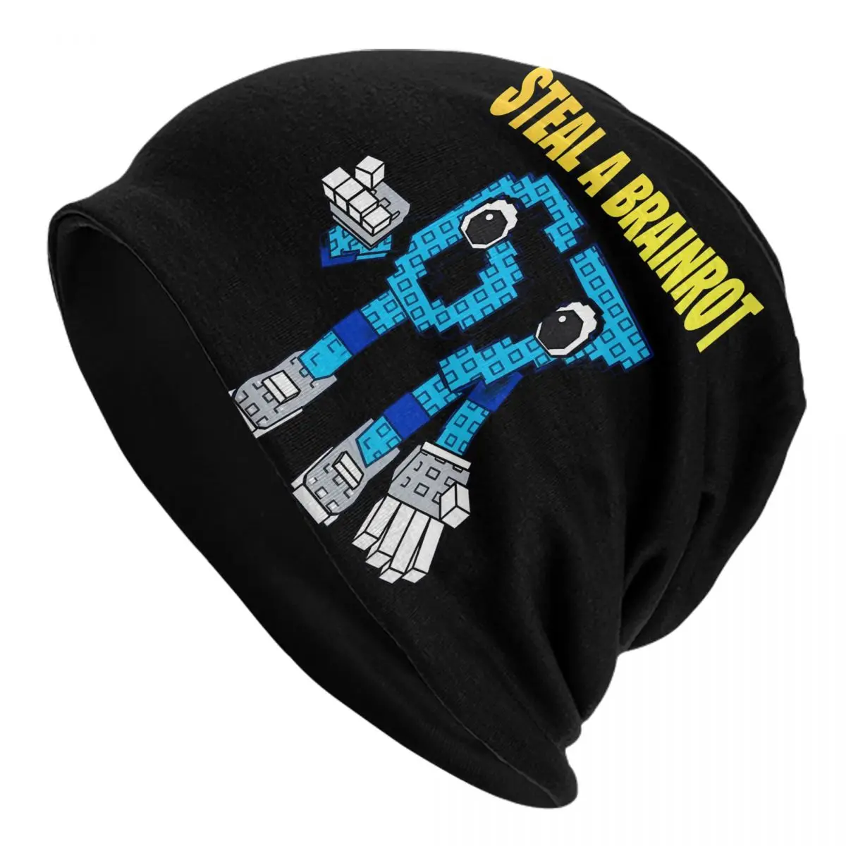 Bruh Steal A Brainrot 67 Six Seven Caps Brainrot Meme Casual Autumn Winter Skullies Beanies Hats Spring Warm Dual-use Bonnet Hat