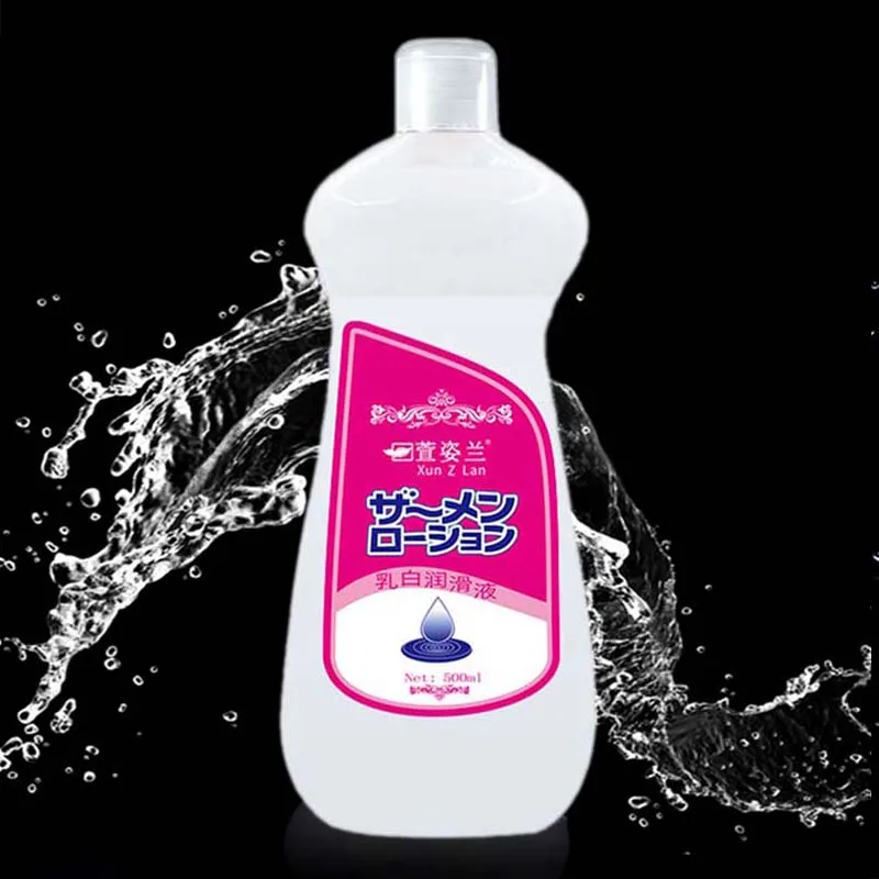 Milk White Water-Based Lubricant Gel Smooth Liquid Easy to Clean Intimate Lubricant for Personal Hygiene And Comfort