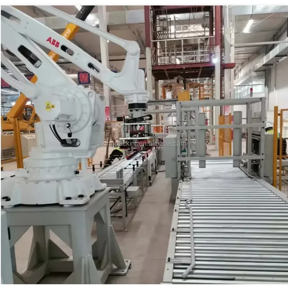 case erector packer sealing machines conveyor palletizer pallet dispenser packing line machines