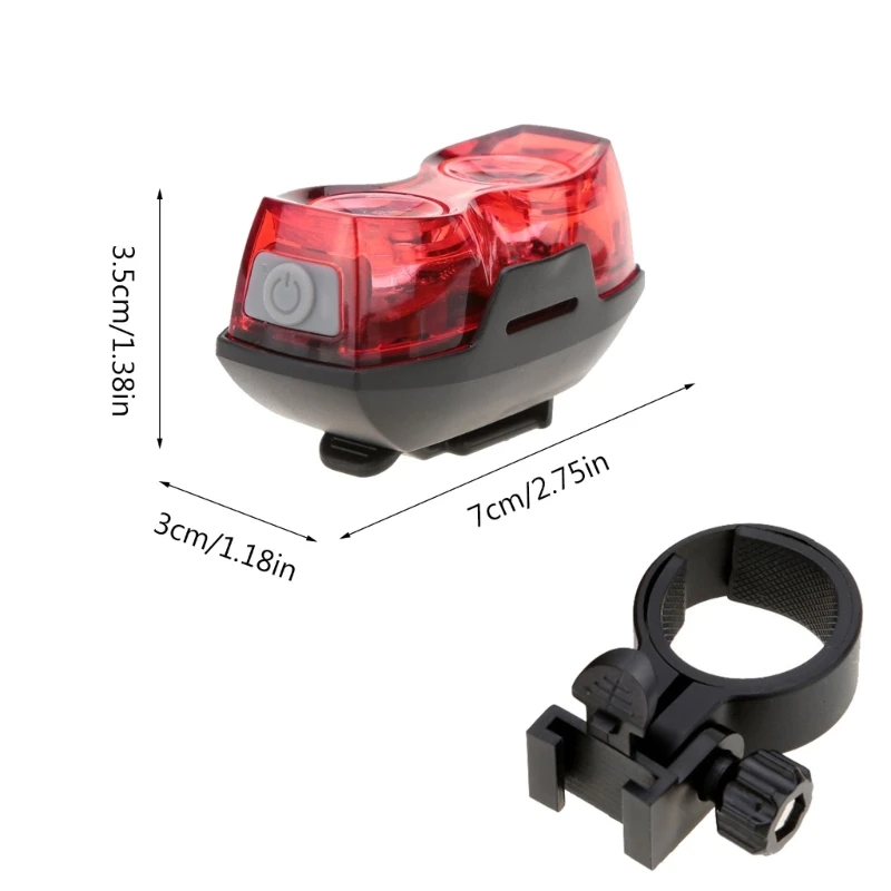 Bicycles Rear Light Bike Light Waterproof AAA-Batteries Bike Taillight Seapost Tail Light Bike Accessories Bike Light