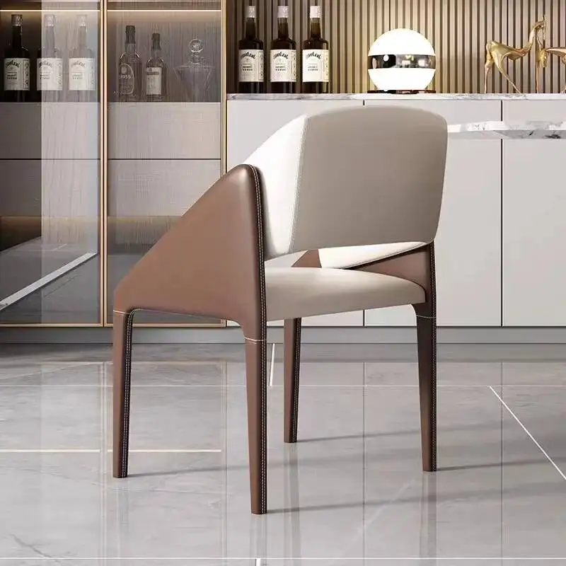 Nordic Kitchen Chairs Italian Modern Designer Dining Room Luxury Chairs Portable Salon Chaise Pliante Room Furniture MQ50CY