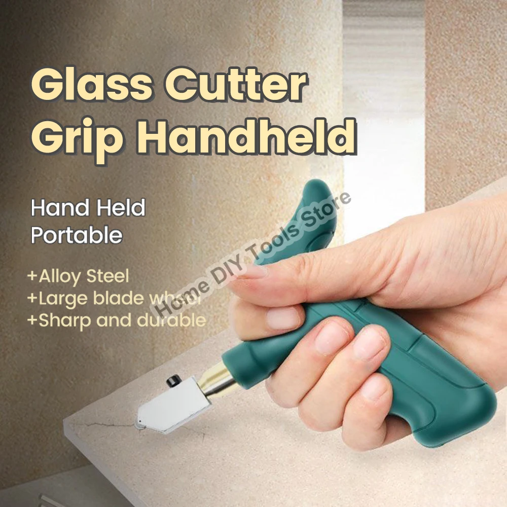 Portable Manual Glass Tile Opener Hand-Held Replacement Cutter Heads Ceramic Tile Glass Cutter Multi-function Glass Cut