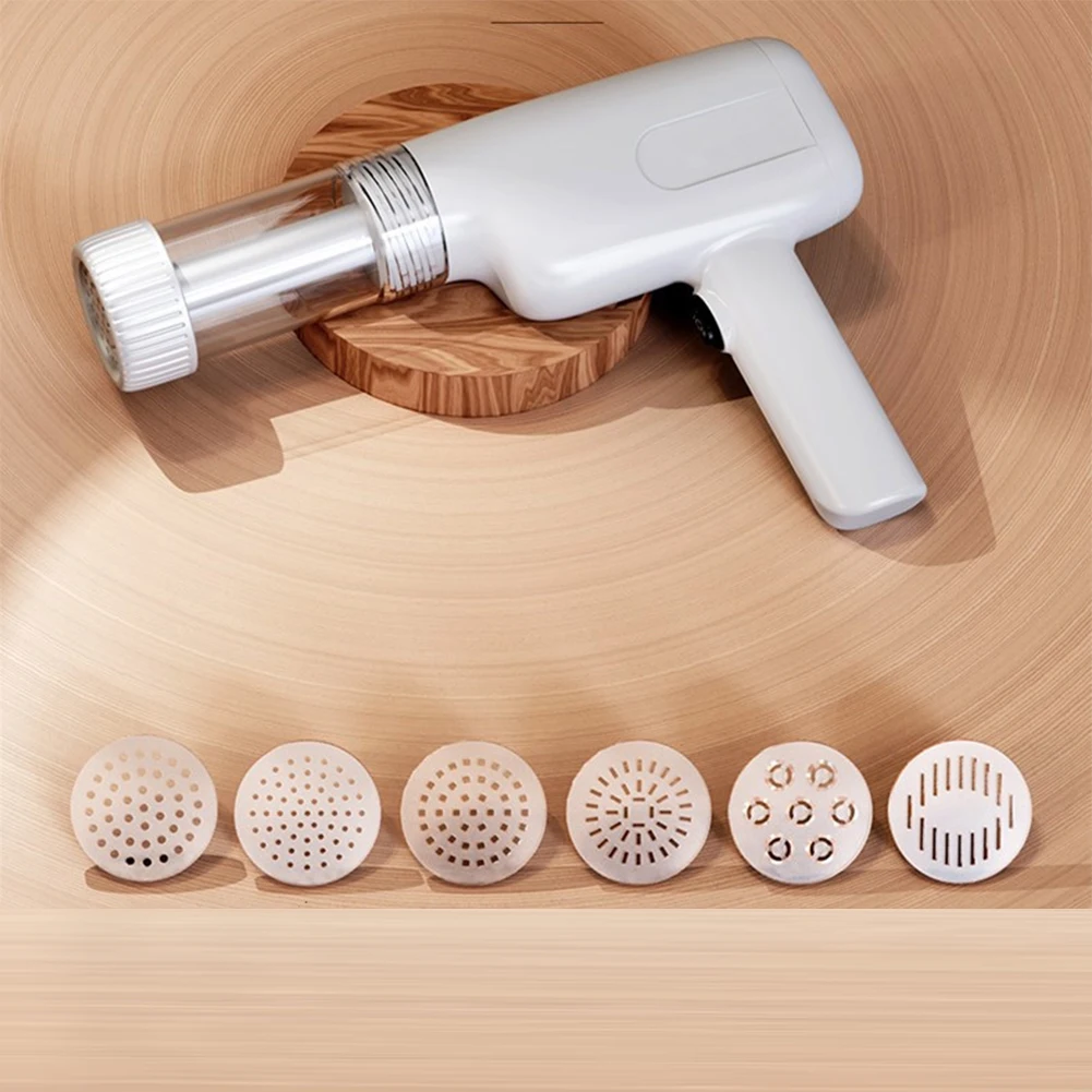 USB Rechargeable Handheld Noodle Maker 5 Shapes Homemade Spaghetti Pasta Making Machine