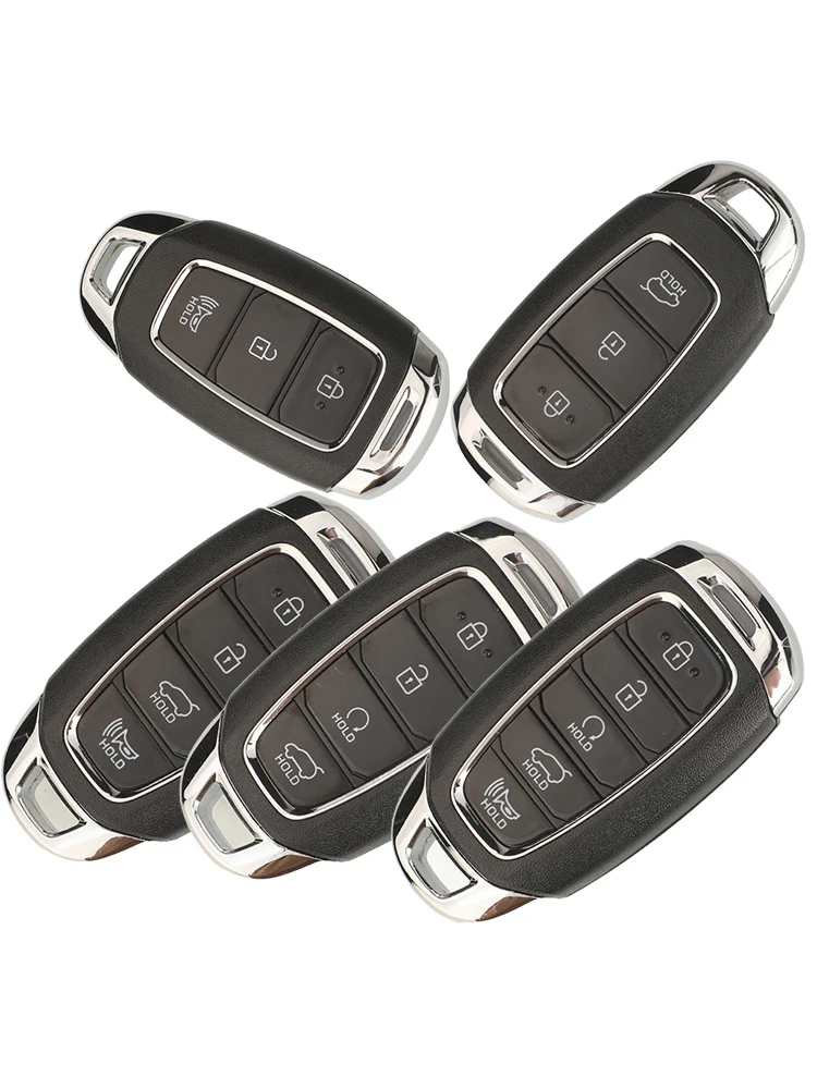 

Jingyuqin Remote Smart Keyless Автомобильный ключ Чехол для Hyundai Elantra Santa Fe Palisade Kona Avante 2018-2021 Замена корпуса брелока