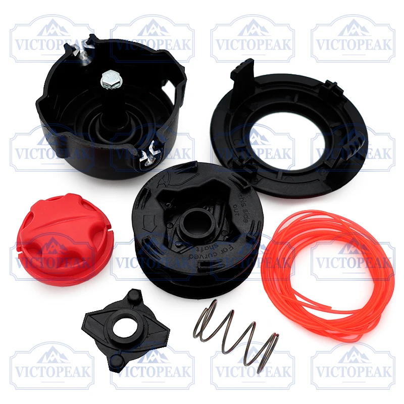 Gardening Tool Parts Automatic Threading Brush Cutter Accessories High Efficiency Grass Trimmer Head
