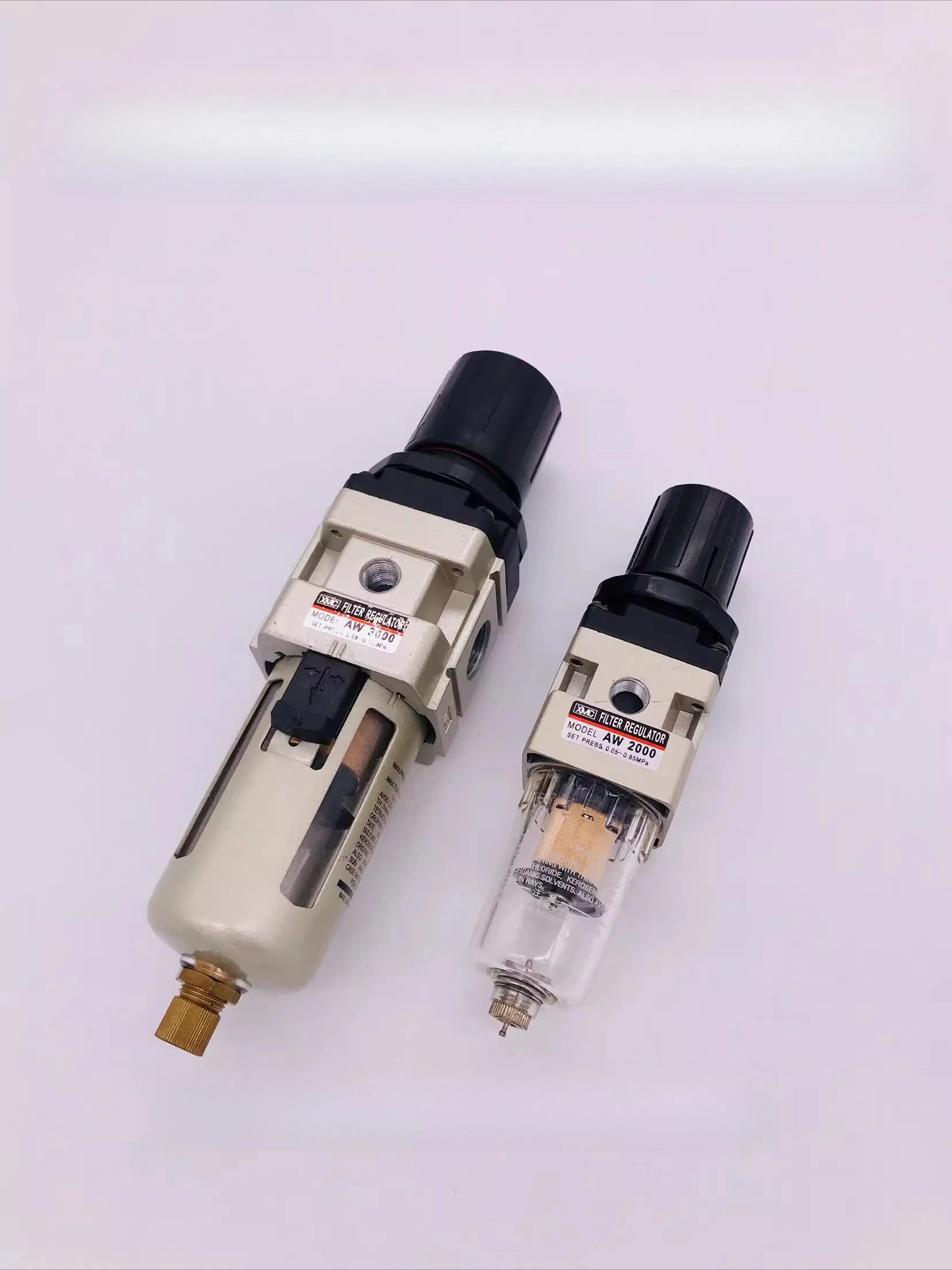Air Source Treatment Pressure Regulation Decompression Filter AW 2000-02 AW3000-03 AW4000-04 for HVAC Systems