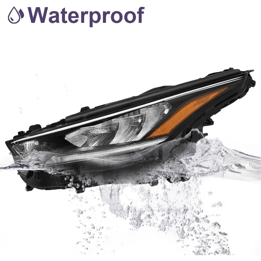 مجموعة مصابيح أمامية متوافقة مع 20202023 تويوتا هايلاندر لتركيب الجانب الأيسر، رأس بديل LED عالي السطوع #4