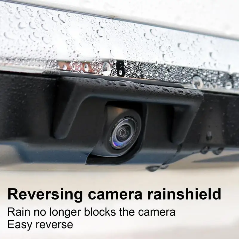 Car Reverse Camera Rain Shade Cover Automobile Rear Reverse Camera Anti Rain Cover Accurate Rainshield Rain Protection Strong