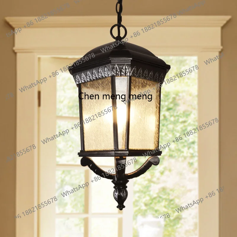 New arrive Outdoor waterproof chandelier American garden corridor waterproof outdoor villa balcony courtyard chandelier