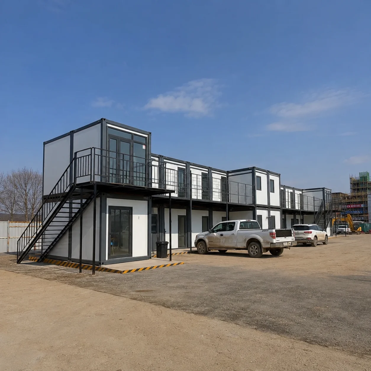 Foldable Prefab House Container Home 20FT for Developer Housing and Sales Office Easy Transport CE Certified for B2B Projects