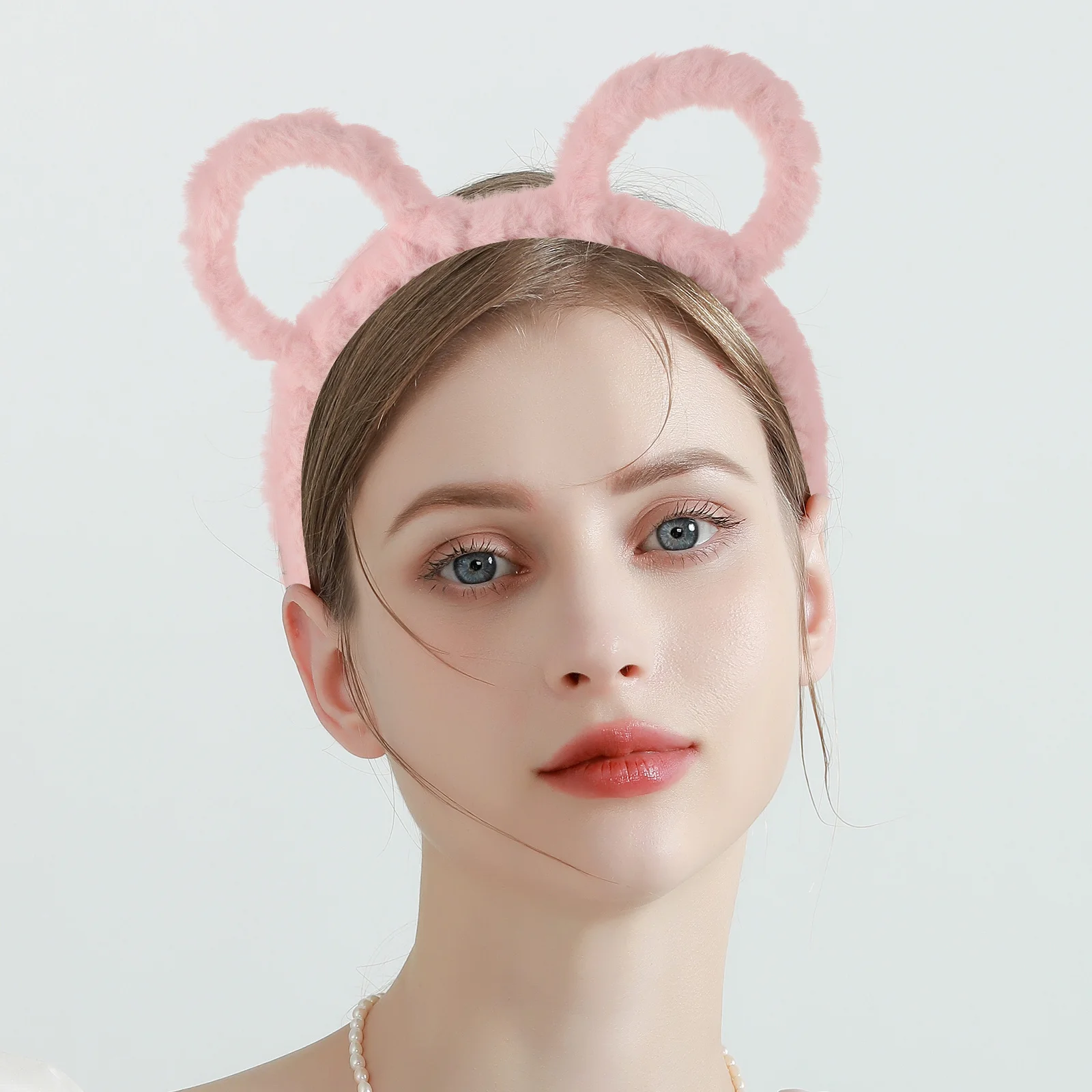 

Cute Ear Headband For Teens Soft Comfortable Party Costume Hair Accessory Festival Decor Cosplay Wearable Prop Adorable Bear