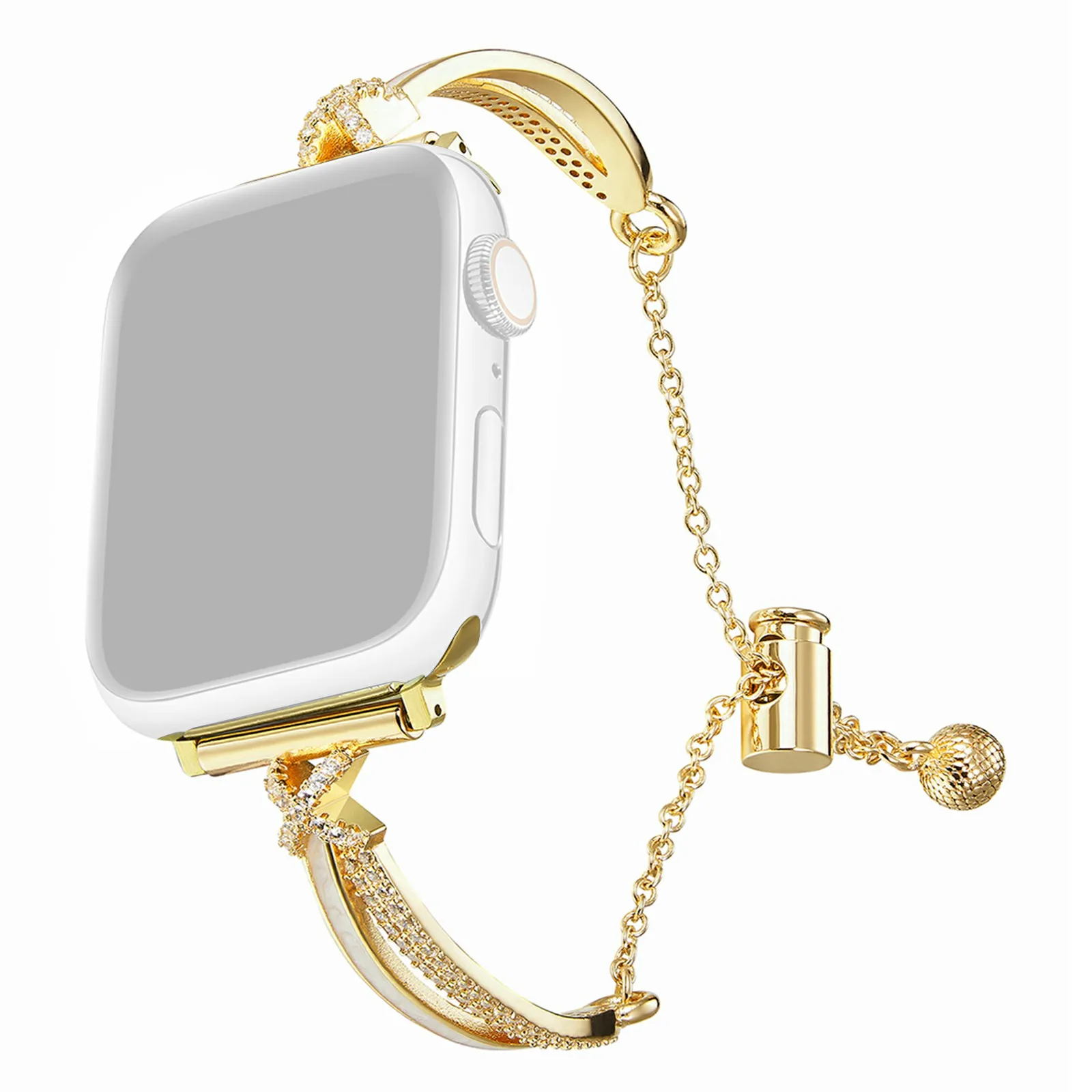 Drawstring Design Watch Band for Apple Watch Series 11 10 42mm / 9 8 7 41mm / SE3 SE2 SE 6 5 4 40mm / 3 2 1 38mm Bracelet Strap