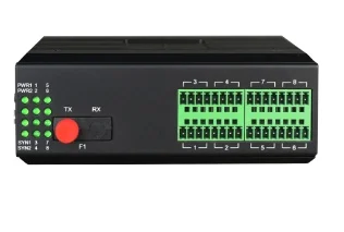 8 منافذ للإغلاق الجاف على محول الألياف الضوئية مع المسلسل