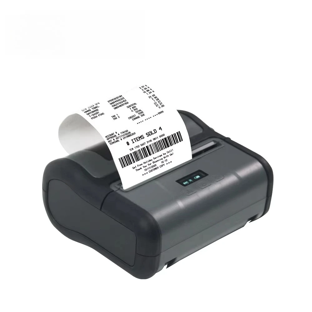 Mini 4 Inch 4x6 Shipping Label Printer for Small Business 3000mAh Battery Thermal Sticker Printer