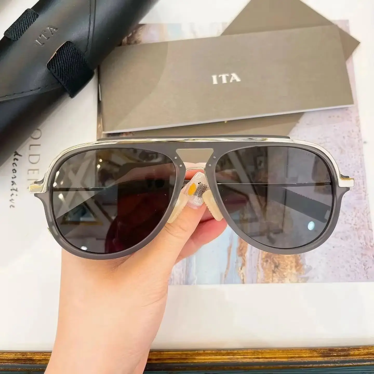 

Newest Brand Women Men Sunglasses Premium Luxury Design Acetate Frame Business Leisure For Unisex Eyeglasses RETRODITA LSA-406