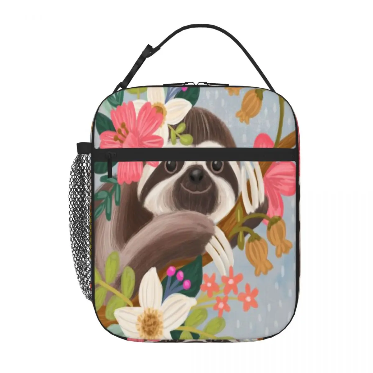 Bestselling Cute Sloth Plain Design Thermal Food Carrier Camping Meal Thermal Tote