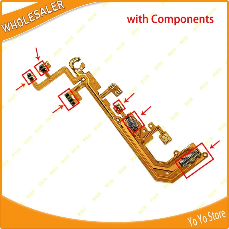 1PC For Canon IXUS210 SD3500 Rear Back assembly Lens Seat Cable Flex With Components Camera Part