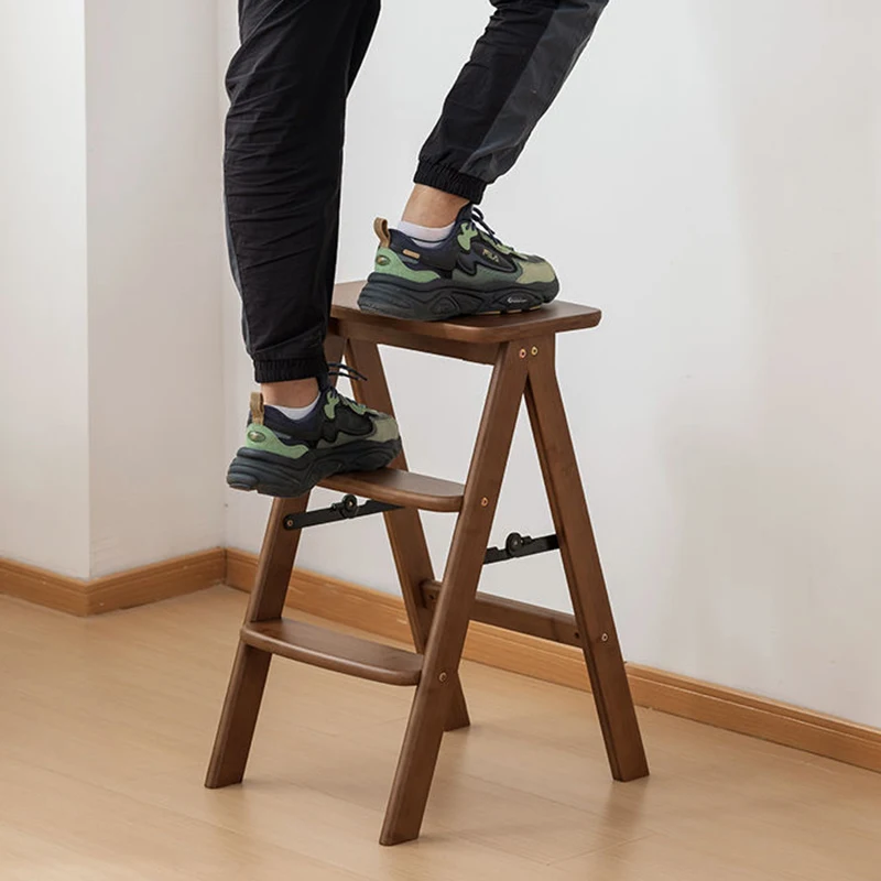 Foldable Step Stools Miltifunctional Folding Ladder Portable Household Professional Step Stools Staircase Stool Auxiliary Indoor