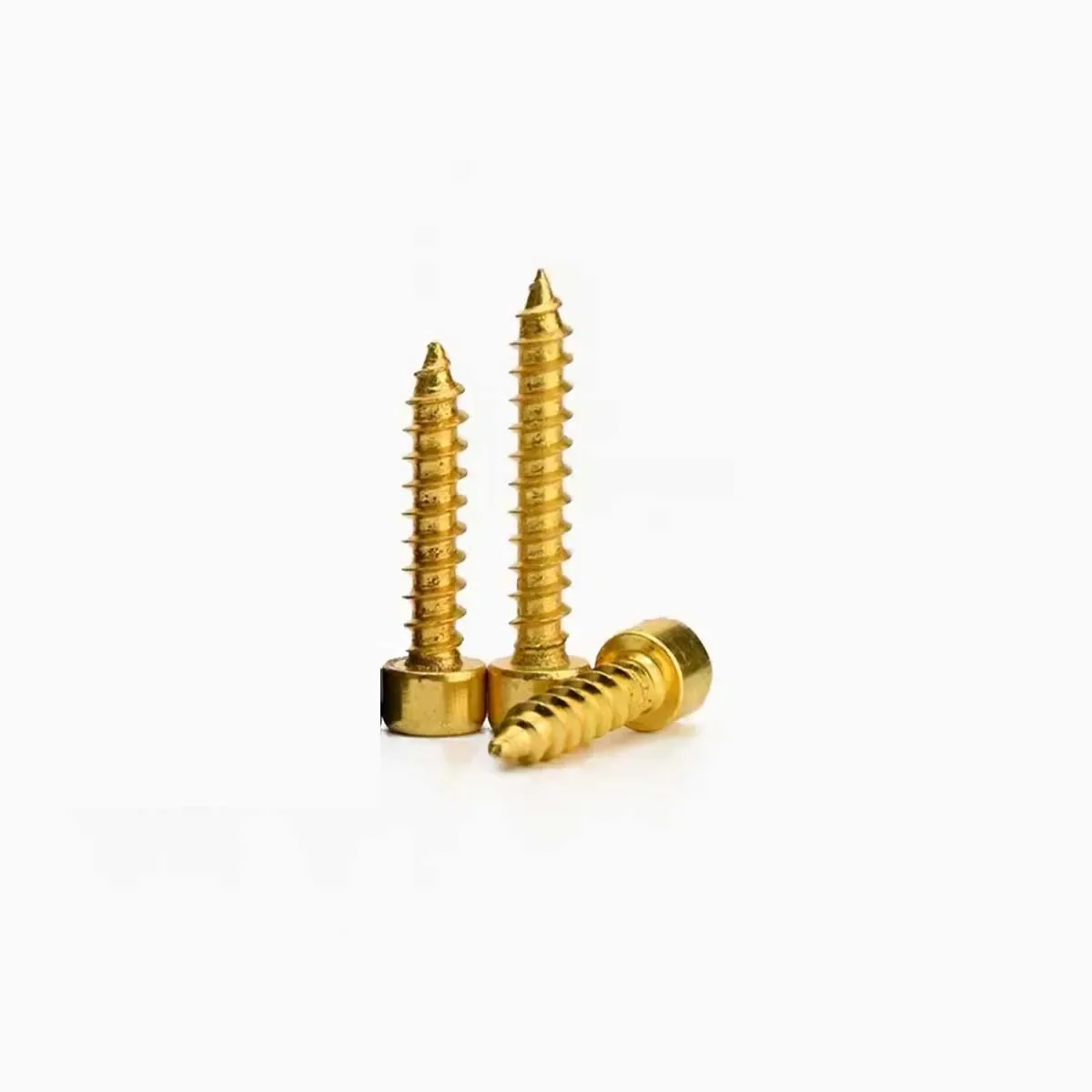 Special screws for fixing audio speakers and speakers, grade 8.8 with hard gold hexagonal self tapping screws