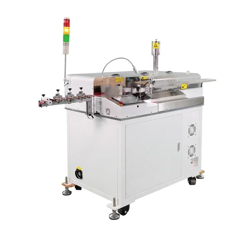 

factory made fully automatic cable wire cutting stripping twisting crimping soldering wire tinning machine