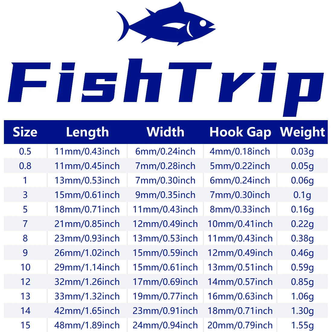 FishTrip Octopus Hook Fishing Hook Offset Hook High Carbon Steel for Freshwater & Saltwater