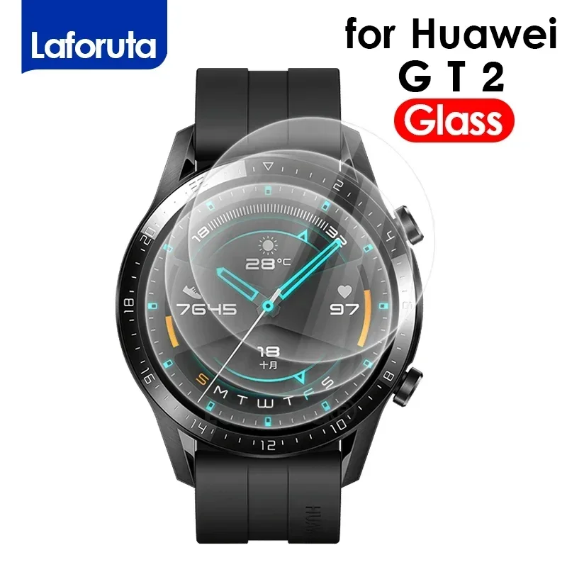 Gehärtetes Glas für Huawei Uhr GT2 42mm Smartwatch Displays chutz folie explosions geschütztes Film zubehör für Huawei Uhr GT 46mm