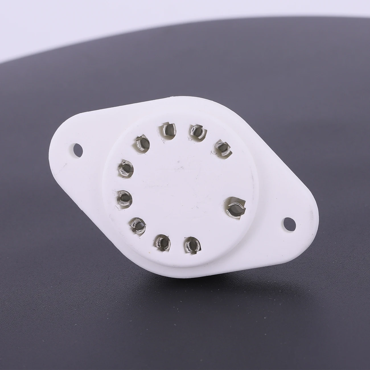 B10B ซ็อกเก็ตหลอด10PIN ชุบทอง2ชิ้นสำหรับ FL152 EL152 EL153เครื่องขยายเสียง Hi-Fi เครื่องเสียงสไตล์วินเทจ DIY