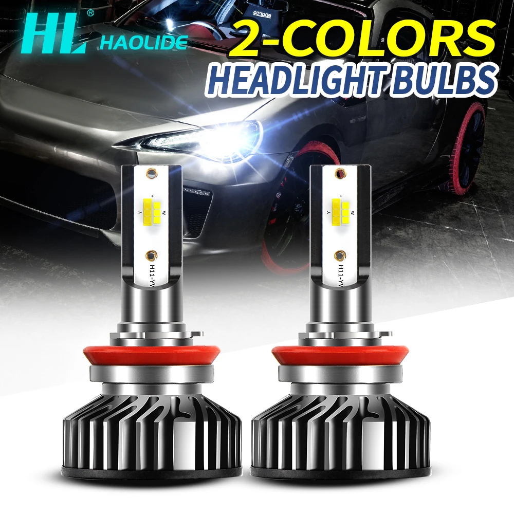 

HAOLIDE 150000lm 450W LED Light Bulbs 1860 CSP Chip 6000K Car LED Headlight H13 LED headlights 9006 H11 led light off-road use