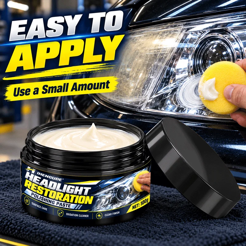 Auto Headlight Restoration Polishing Kits Car Headlamp Scratch Remover Repair Cleaning Paste Remove Oxidation Headlight Polish