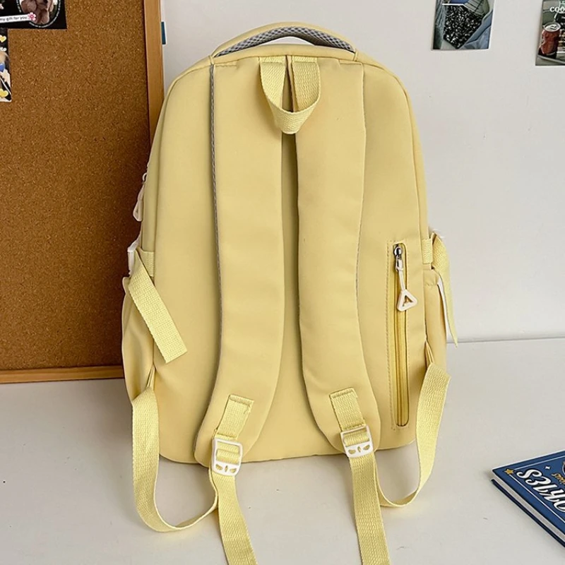 Mochilas escolares Kawaii das meninas Mori, leves, impermeáveis, mochilas para laptop para estudante adolescente, bolsas de ombro casuais femininas chiques