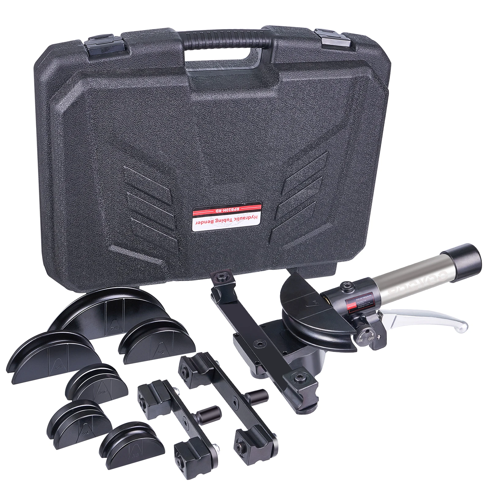 Hydraulic Tubing Bender Kit 1/4 to 7/8 Inch Copper Tube Pipe Bender HVAC Bending Tool Set for Air Conditioning Refrigeration
