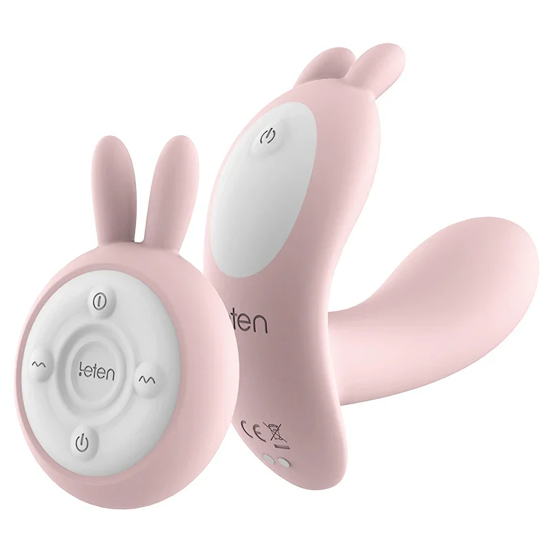 

2024 Factory Hot Rabbit Lovely Strap On Vibrator Harness Remote Control Waterproof Dual Motor Vibration Strap-On Dildo For Women