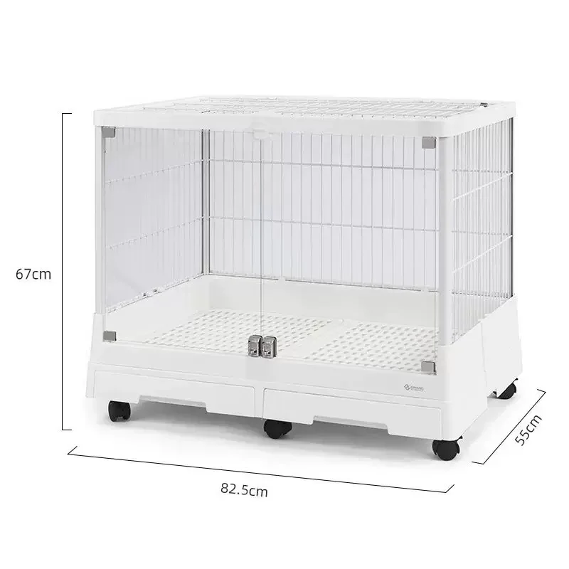 Spacious Landscape Rabbit Cage R81Pro R100Pro Anti-Spray Indoor Pet House For Rabbits Guinea Pigs Small Pets Daily Raising