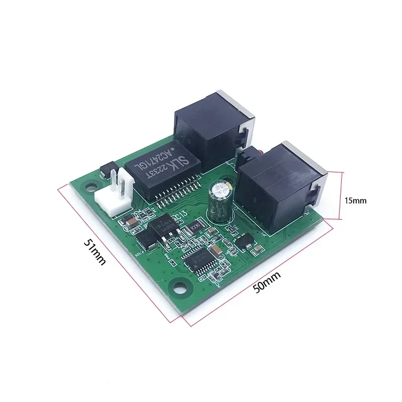 Interruptor no estándar, módulo de interruptor de 2 1000M/100M/10M 2,5G, POE802.3BT48V(2W-90W)