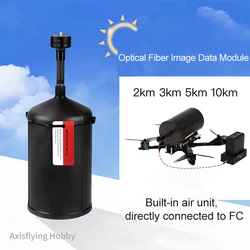 Módulo de datos de imagen de fibra óptica para Dron FPV, transmisión de imágenes, enlace óptico, cielo, antiinterferencias, estable, larga distancia