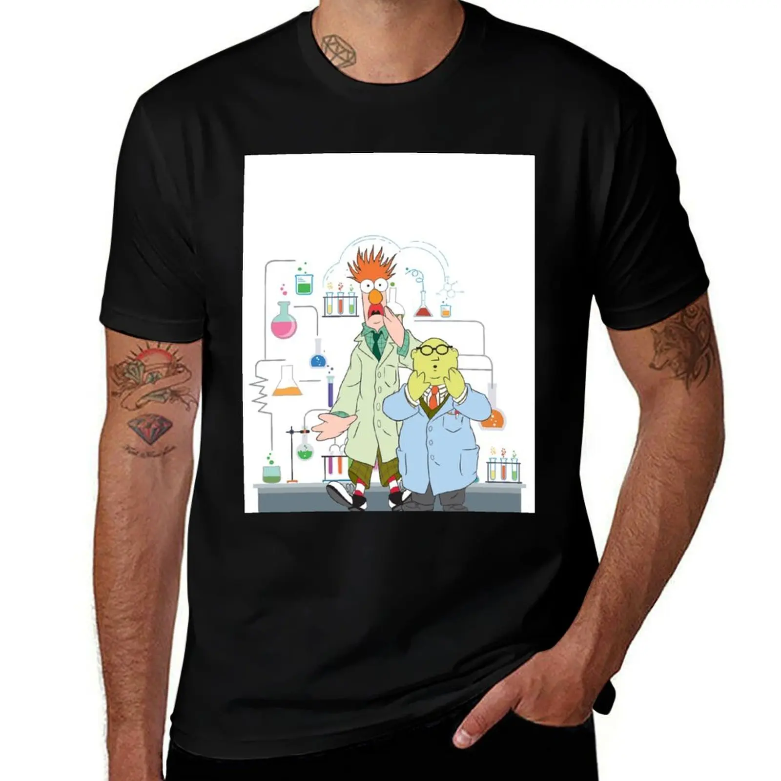 

Beaker Muppets and Bunsen - Science T-Shirt t shirt custom print anime t shirts oversize t shirt man cotton T-Shirt