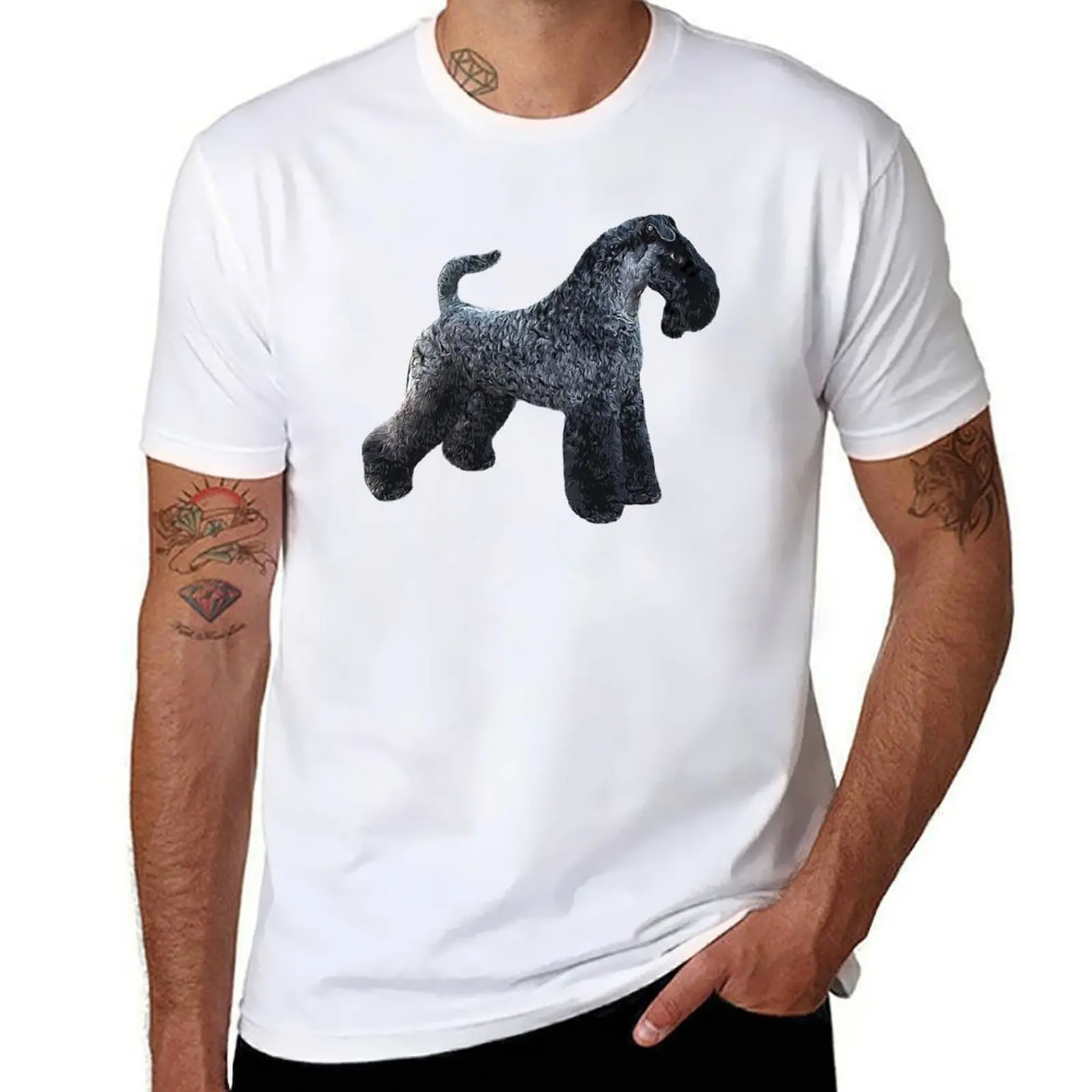 

Kerry Blue Terrier T-Shirt t shirts for man graphic vintage t shirts for man cotton man t shirt cotton T-Shirt