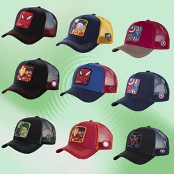 Disney The Avengers Berretti da baseball Donna Moda Iron Man Hulk Berretto con visiera Ragazza Estate Visiere traspiranti regolabili Cappello casual da uomo