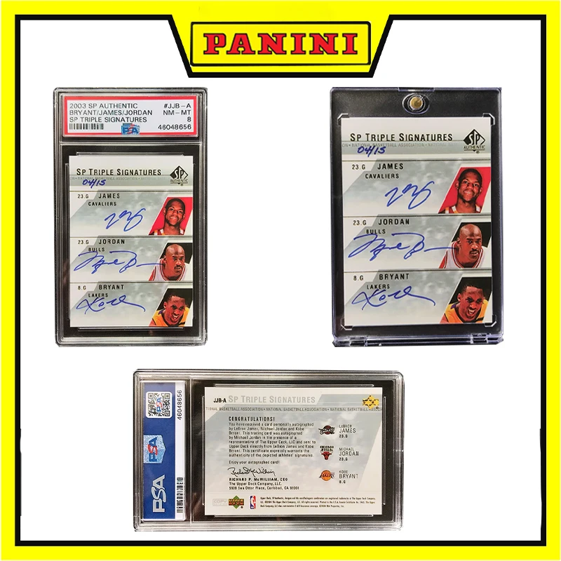 

2003 SP DIY Аутентичные тройные подписы и печатные оригинальные копии самодельных карт Классические коллекционные звездные карты