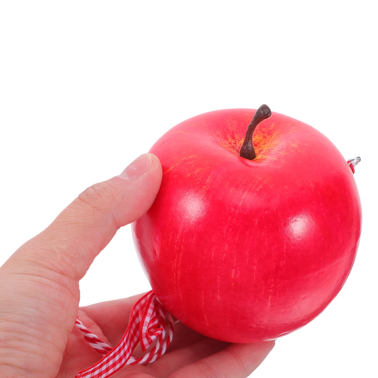 

4pcs Interior Accessories Hanging Apple Pendant Decorations Fade Resistant Long Lasting Easy Replace Car Dangle for Women