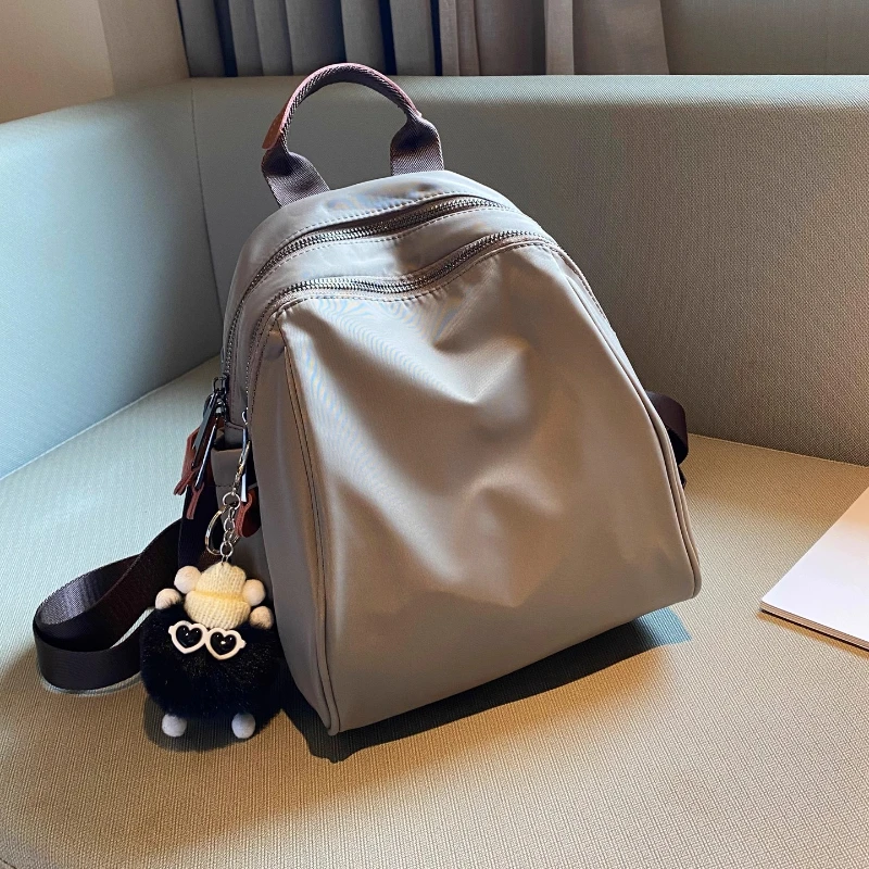 

Travel Shoulder Bag Women Small Nylon Waterproof Backpack Simple Mochila Femenina 2025 New Ita Bag Pack
