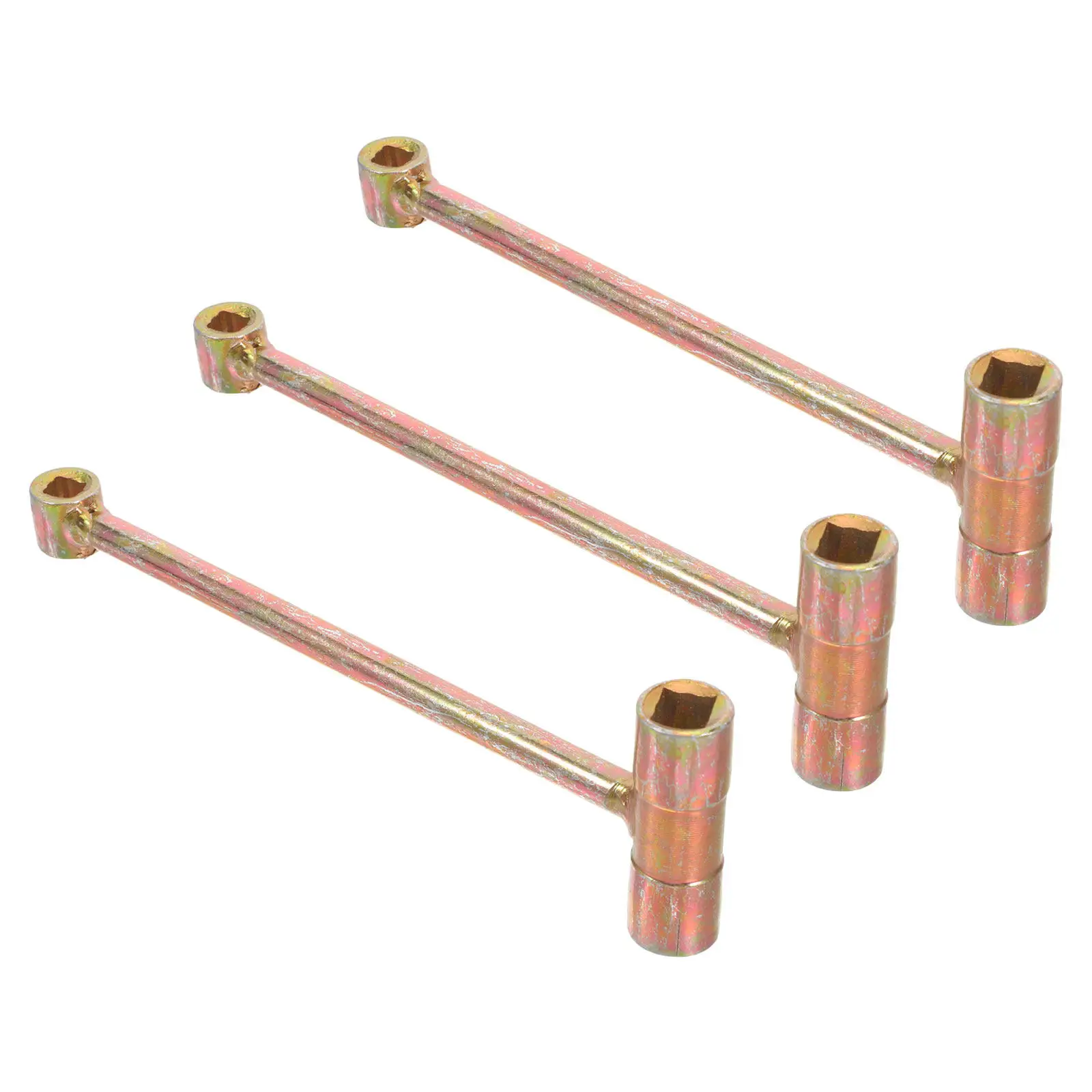3PCS Metal Oxygen Acetylene Valve Wrench Set – T-Handle Gas Cylinder Spanner for Quick Adjustment & Emergency Use