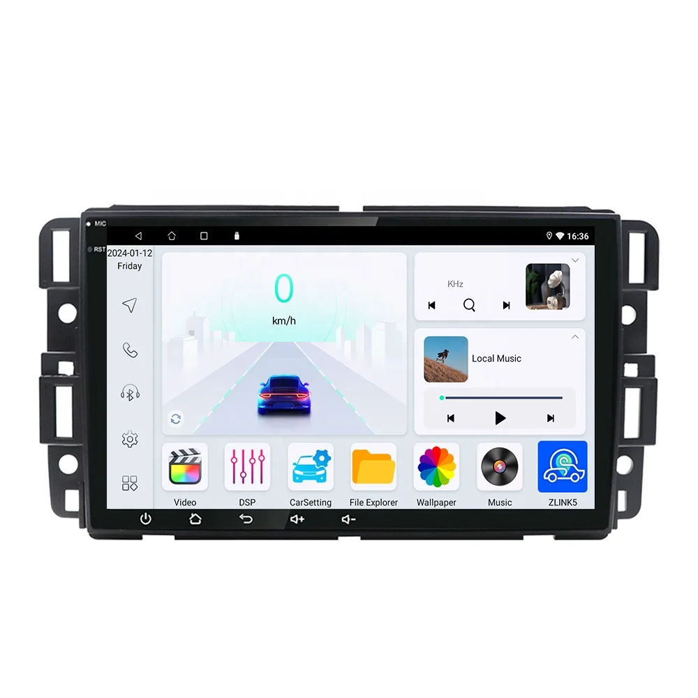 Jmance 8 inch Screen Ram 4GB Rom 64/128GB BT 5.4 FM AM RDS Radio Carplay Navigation GPS 2 Din Car DVD Player For GMC Chevrolet